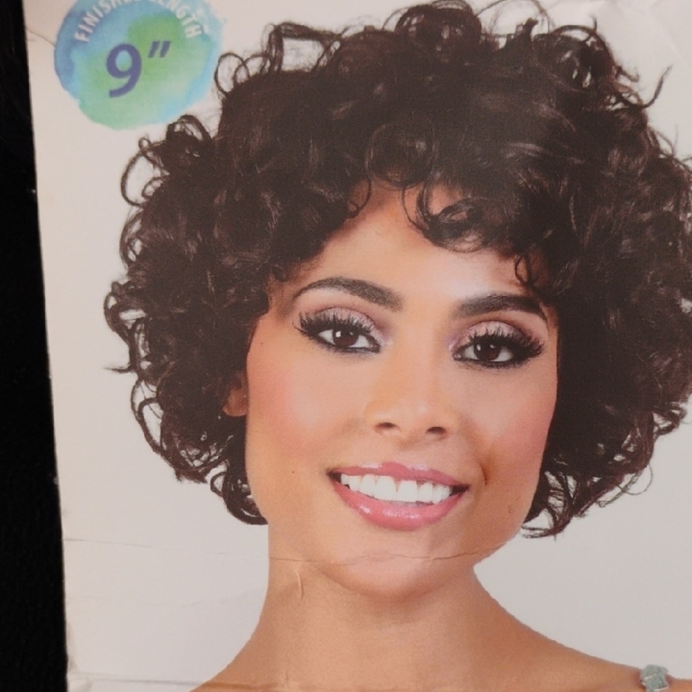 Voluminous Curly Brown Wig for Women - Picture 4 of 4